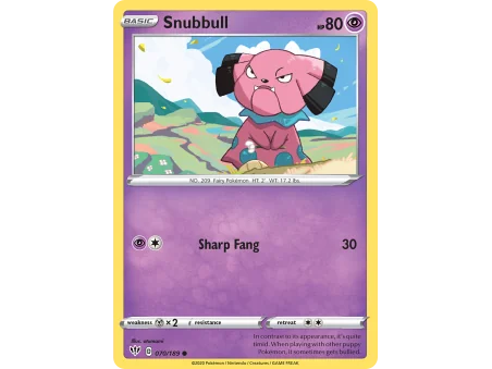 Snubbull (Reverse Holo)