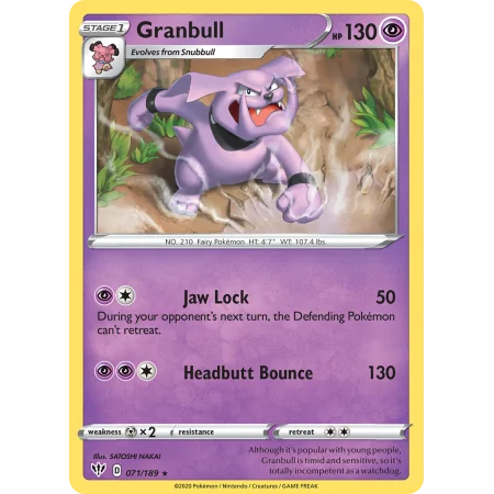 Granbull (Reverse Holo)