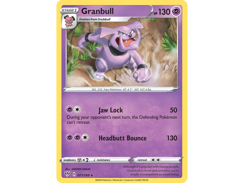 Granbull (Reverse Holo)