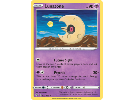 Lunatone (Reverse Holo)