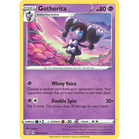 Gothorita (Reverse Holo)