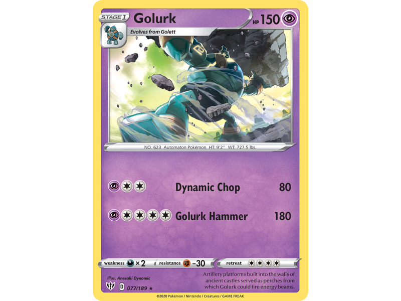 Golurk (Reverse Holo)