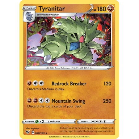 Tyranitar (Reverse Holo)