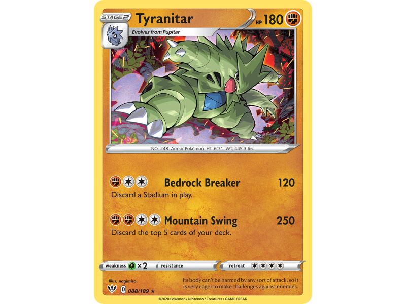 Tyranitar (Reverse Holo)