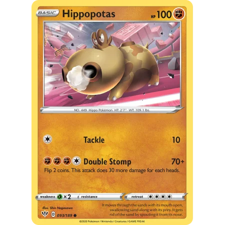 Hippopotas (Reverse Holo)