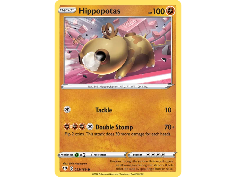 Hippopotas (Reverse Holo)