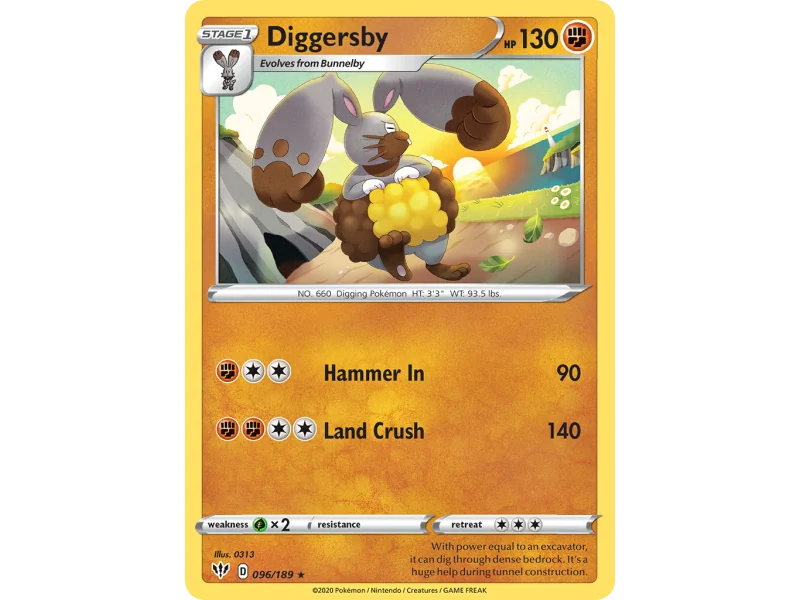 Diggersby (Reverse Holo)