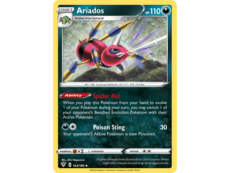 Ariados (Reverse Holo)