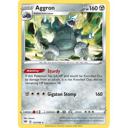 Aggron (Reverse Holo)