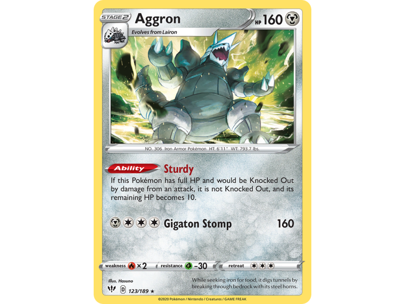 Aggron (Reverse Holo)
