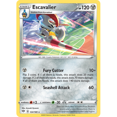Escavalier (Reverse Holo)