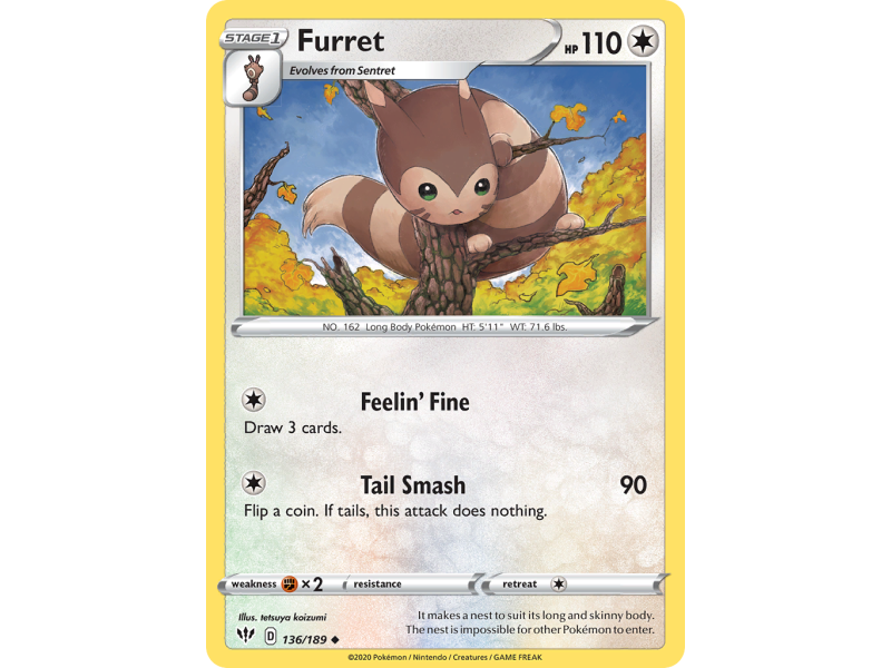 Furret (Reverse Holo)