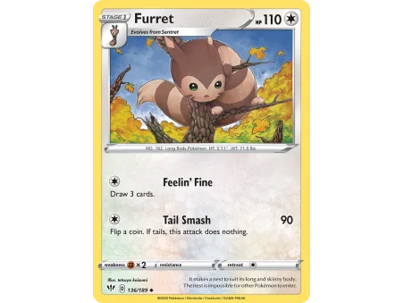 Furret (Reverse Holo)