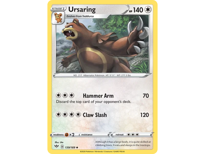 Ursaring (Reverse Holo)