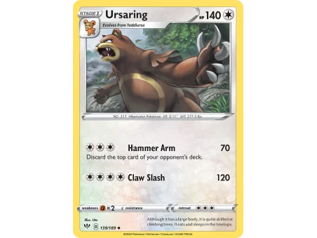 Ursaring (Reverse Holo)