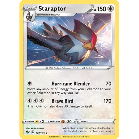Staraptor (Reverse Holo)