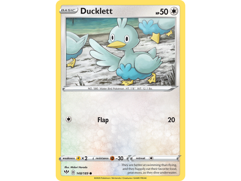 Ducklett (Reverse Holo)