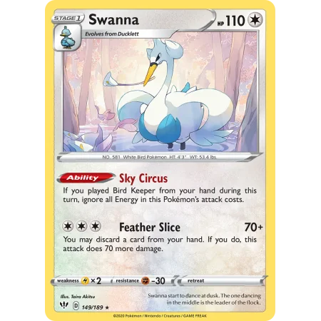 Swanna (Reverse Holo)