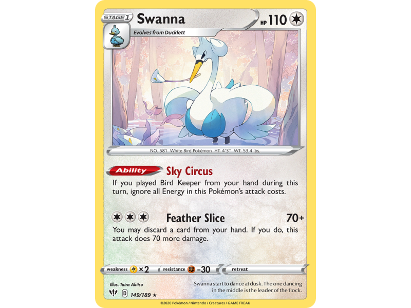 Swanna (Reverse Holo)