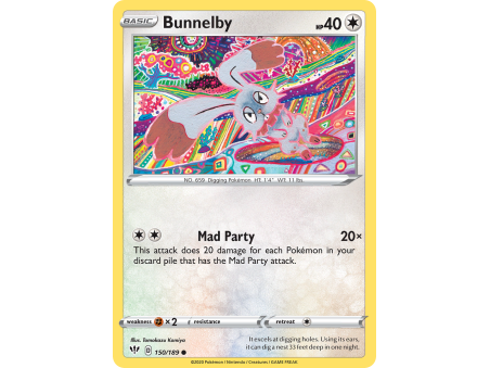 Bunnelby (Reverse Holo)