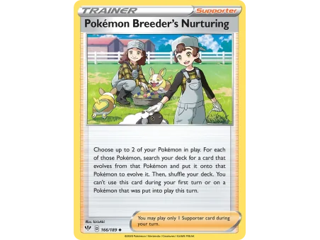 Pokémon Breeder's Nurturing (Reverse Holo)