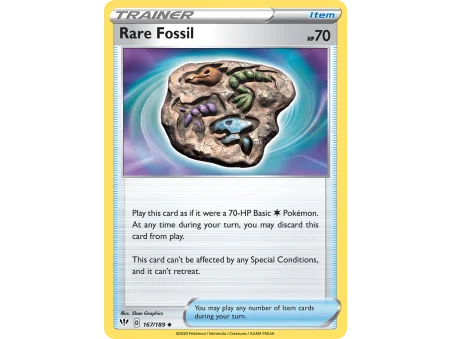 Rare Fossil (Reverse Holo)