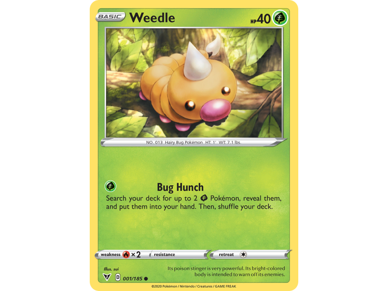 Weedle (Reverse Holo)