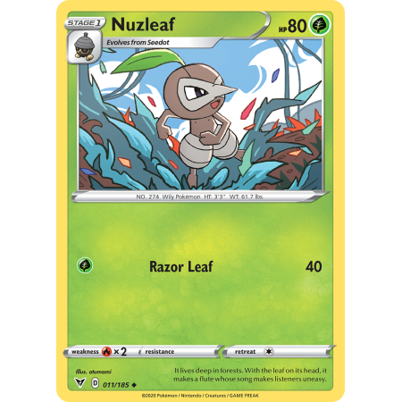 Nuzleaf (Reverse Holo)