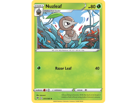 Nuzleaf (Reverse Holo)