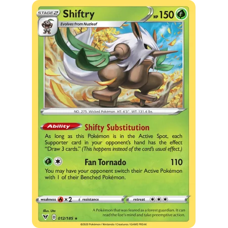 Shiftry (Reverse Holo)