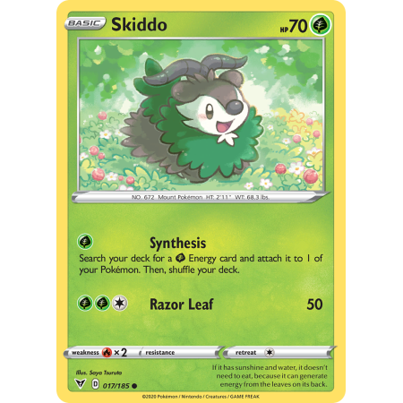 Skiddo (Reverse Holo)