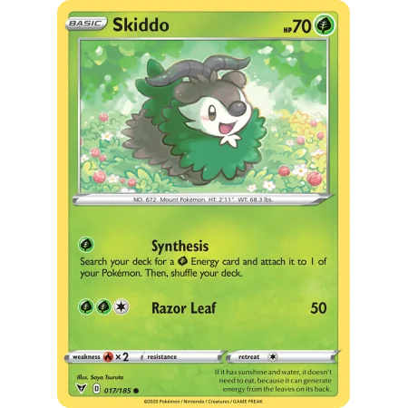 Skiddo (Reverse Holo)