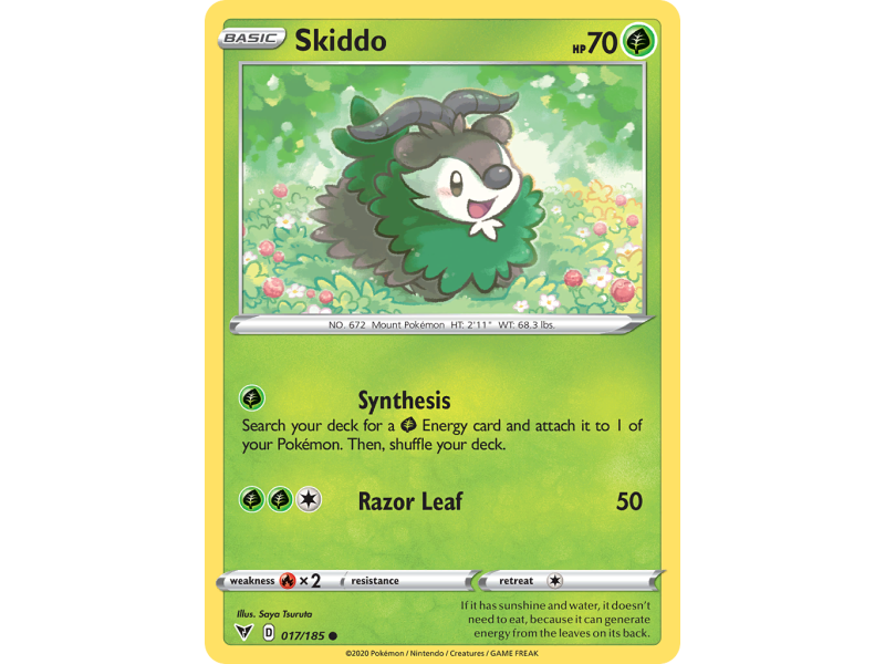 Skiddo (Reverse Holo)