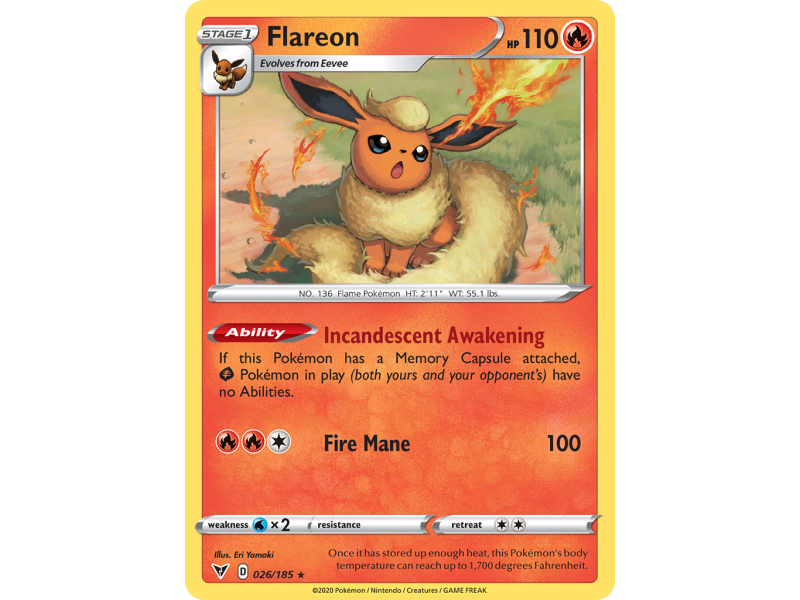 Flareon (Reverse Holo)