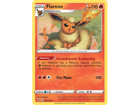 Flareon (Reverse Holo)