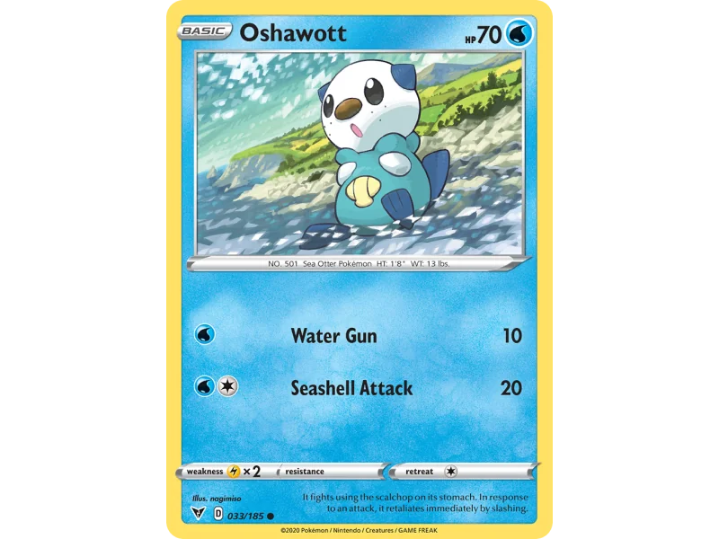 Oshawott (Reverse Holo)