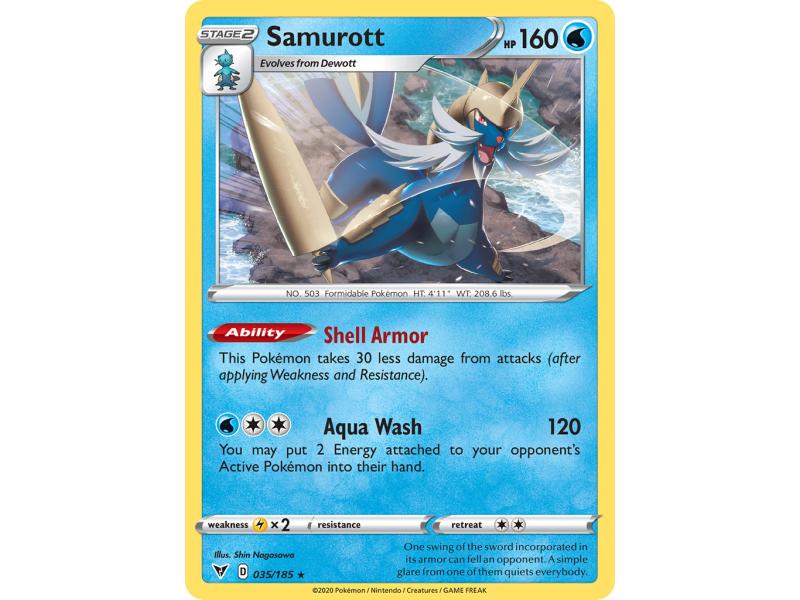 Samurott (Reverse Holo)