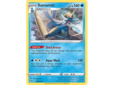 Samurott (Reverse Holo)