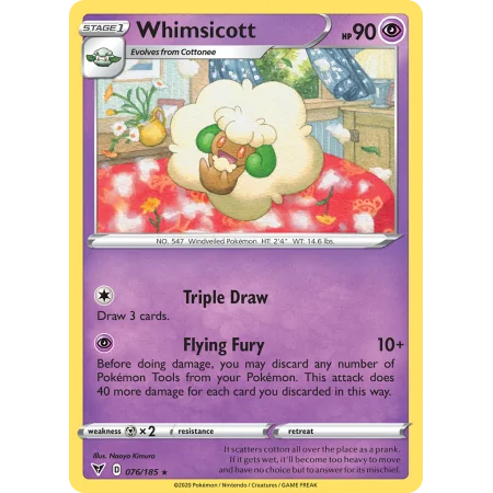 Whimsicott (Reverse Holo)