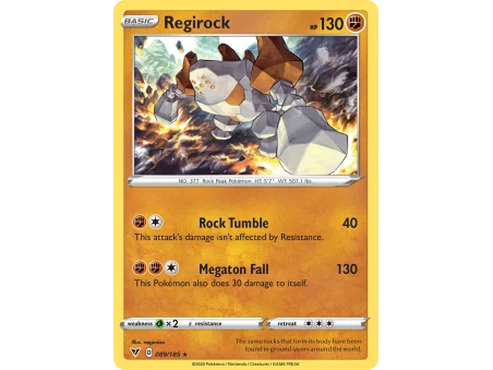 Regirock (Reverse Holo)