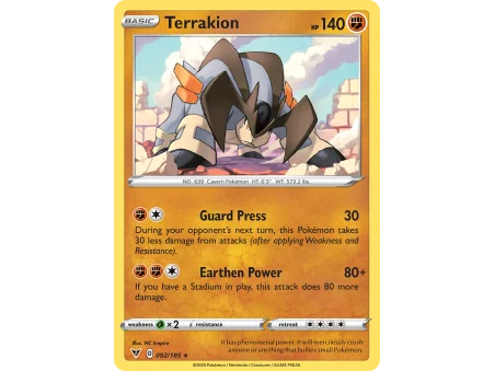 Terrakion (Reverse Holo)
