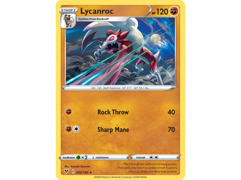 Lycanroc (Reverse Holo)
