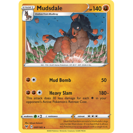 Mudsdale (Reverse Holo)
