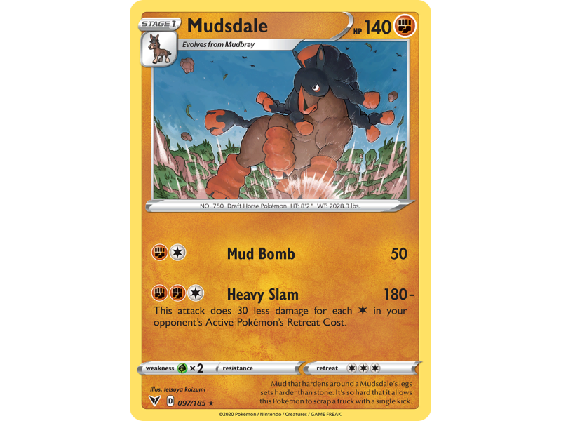Mudsdale (Reverse Holo)