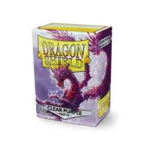 Micas Dragon Shield Standard Matte C/100 Clear Purple
