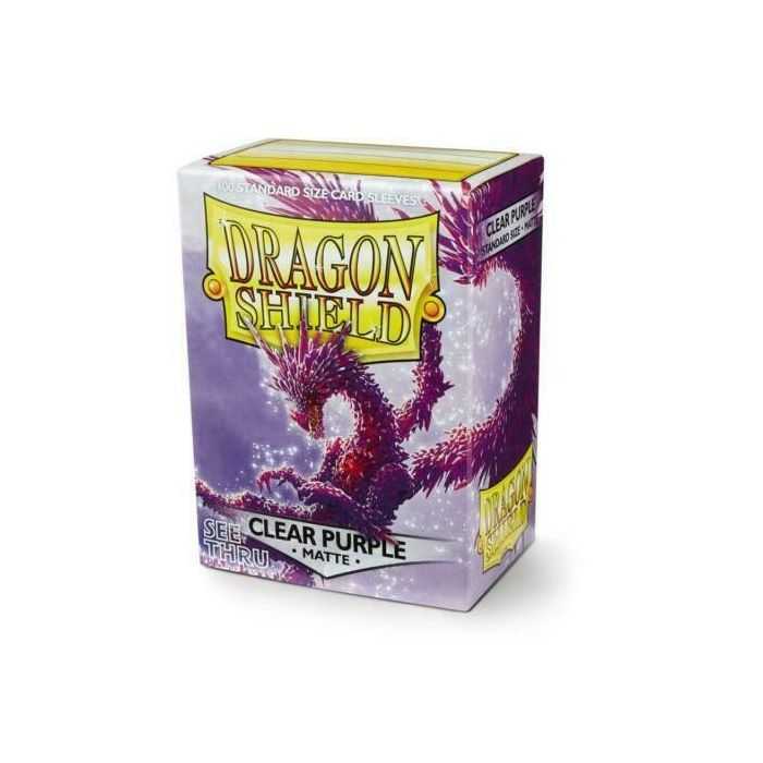 Micas Dragon Shield Standard Matte C/100 Clear Purple