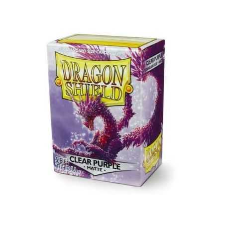 Micas Dragon Shield Standard Matte C/100 Clear Purple