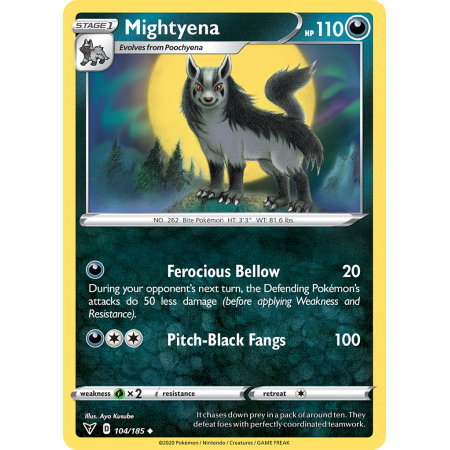 Mightyena (Reverse Holo)