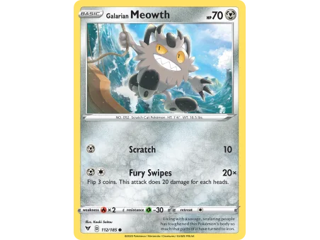 Galarian Meowth (Reverse Holo)
