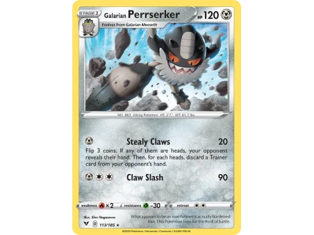 Galarian Perrserker (Reverse Holo)